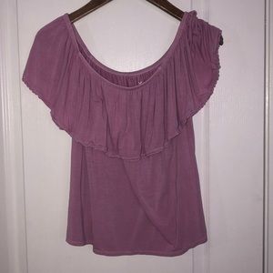 off the shoulder shirt